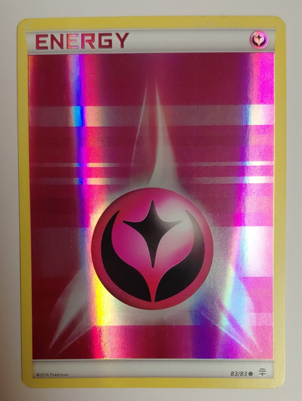 Fairy Reverse Holo Energy - Rare - Generations Pokemon Card